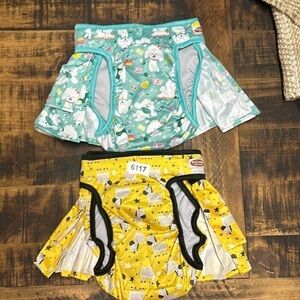 Pochies sprouts xlarge nwot 2 pair  reusable underwear nwot